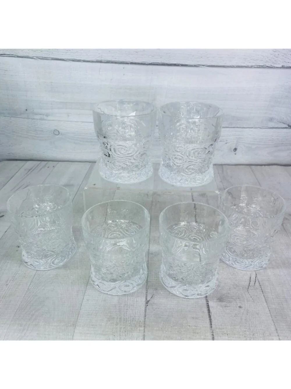 RCR Cristalleria Italiana SOUL Luxion Old Fashion Crystal Whiskey Glasses Set 6